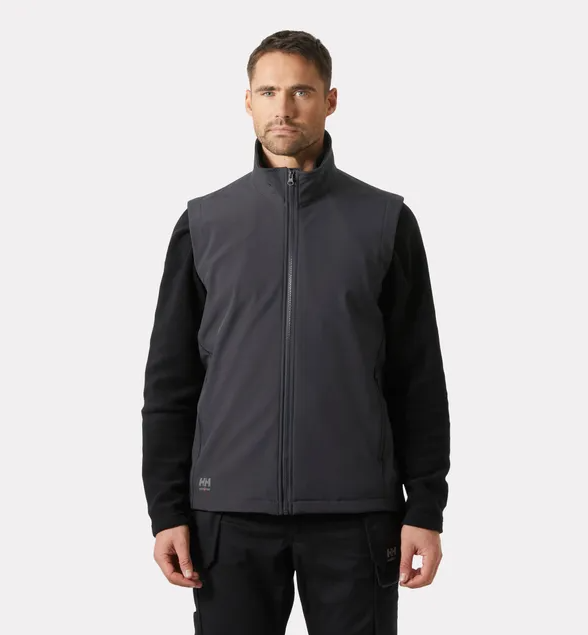 Helly Hansen Men's Ebony Manchester 2.0 Softshell Vest – HEDGEYE GEAR Helly Hansen Men's Ebony Manchester 2.0 Softshell Vest – HEDGEYE GEAR
